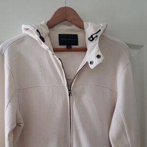 Banana Republic Ivory Hoodie Jacket